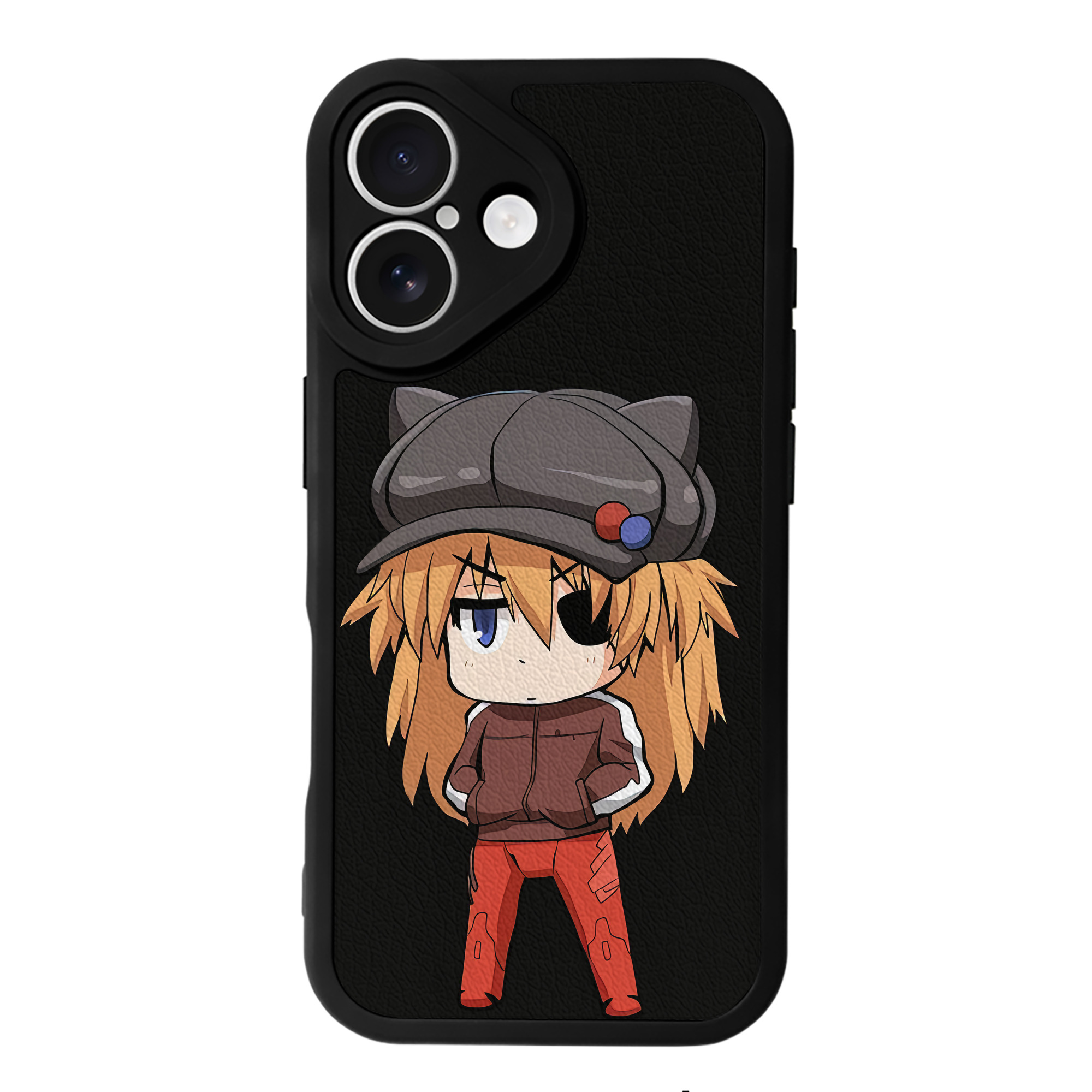 （画像用） EVA 新世紀エヴァンゲリオン 【iPhone 16シリーズ対応】シリコンスマホケース（レザー調） 材質：シリコン